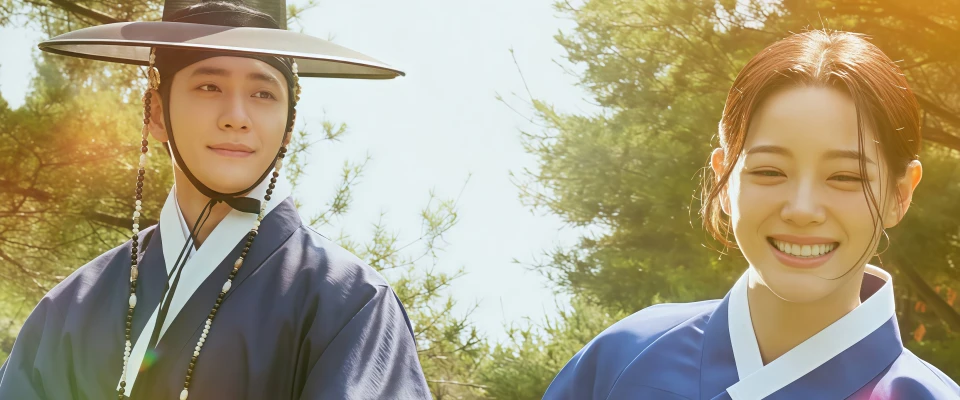 Струящаяся над рекой луна дорама